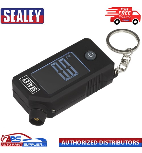Sealey TSTPG12 Digital Tyre Pressure & Tread Depth Gauge with LED Display NEW